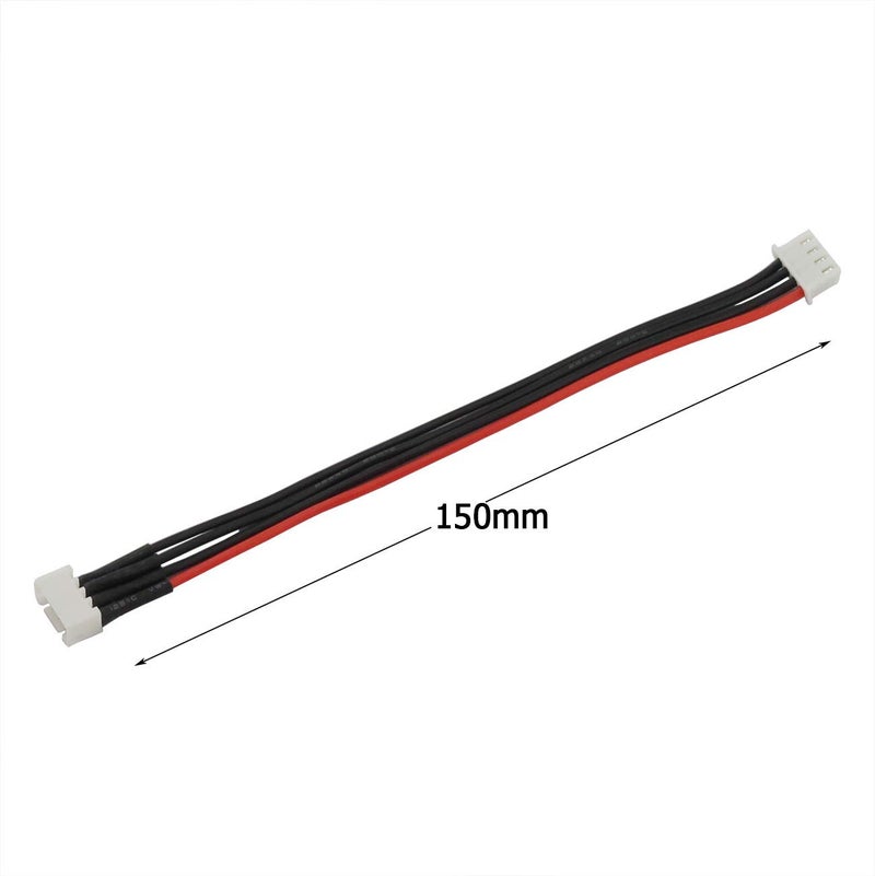 RuiLing 2pcs 15cm JST-XH 3S LiPo Balance Power Cable Connector 22AWG Extended Charging Wire Male Female Plug for RC Drone FPV Quadcopter Rechargeable Lipo Battery Charger DIY - Image 2